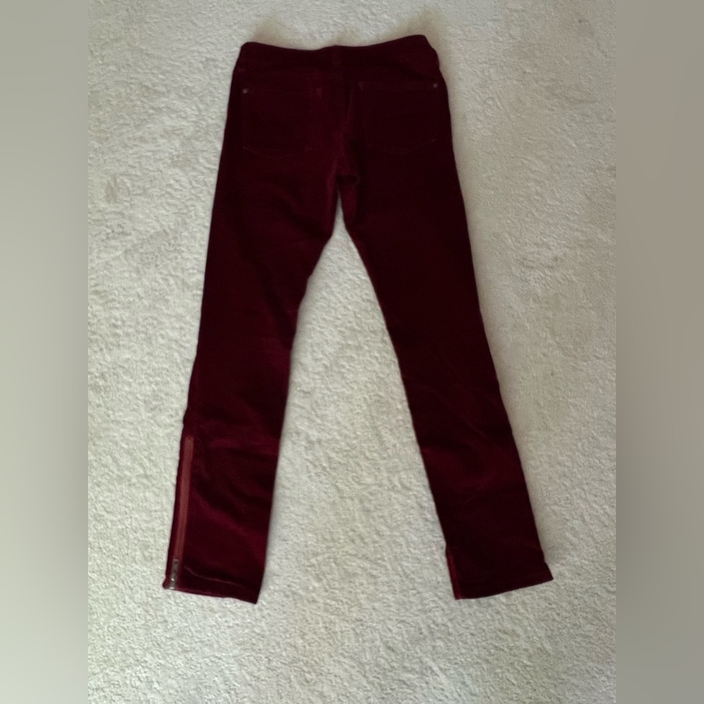 Pilcro and the Letterpress Women's Burgundy Corduroy Pants, Size 28 - Picture 6 of 15